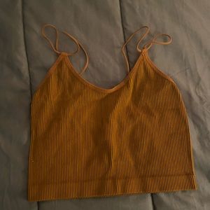 Brown tank top size small
